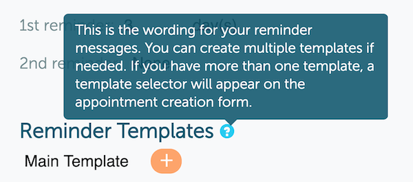 Be clear and simple in your appointment reminder template message